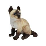 43 Cm Sevimli Peluş Kedi Oyuncak Yumuşacık Ve Dekoratif Peluş Krem
