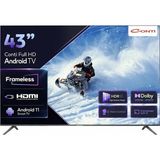 43 Inç Full Hd Android Tv (CT43AN300F) Dolby Atmos Vision, Hdr, Çerçevesiz, Dahili Uydu Alıcı, Wi-Fi, Bluetooth, Chromecast Built-In, 2x Hdmı, Smart Tv
