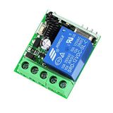 433Mhz RF 1 Kanal Röle Modül DC 12V Kablosuz Pompa Fan Lamba Perde Akıllı Ev Garaj Bariyer Kapı Kontrol