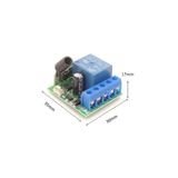 433mhz Rf 1 Uyumlu Kanal Modül Dc 12v Kablosuz Pompa Fan Lamba Perde Akıllı Ev Garaj Bariyer Kapı DVM.101.050