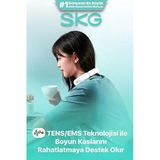 4356E Özel Isı Terapisi-Termoterapi Tens Ems Frekans Destekli Boyun Masaj Aleti, Taşınabilir