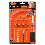 43Pcs Silikon Sap Akrobat Uzatmalı Tornavida Bits Seti Manyetik Uç Tutucu Ktx-3451 (4741)