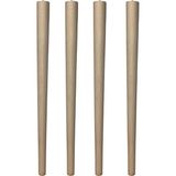44 cm Ham Konik Ahşap Sehpa, Koltuk, Kanepe, Yan Sehpa, Tv Ünitesi, Dolap, Komidin, Konsol Ayaklar - Çok Renkli