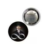 44 Mm Mustafa Kemal Atatürk Temalı Rozet, Anı Ve Hediye Seçeneği