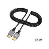 4414 Hdmi Spiral Yaylı Uzayabilen FullHd 4k 60Hz Uhd Kablo 2Metre
