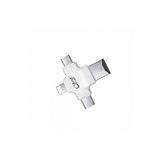 4419 Lightning Type C 3.1 Micro Usb Tf Kart Okuyucu Iphone Otg Çevirici Dönüştürücü A
