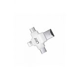 4419 Lightning Type C 3.1 Micro Usb Tf Kart Okuyucu Iphone Otg Çevirici Uyumlu