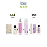 444 + 384 Kadın Parfüm Edp 50 Ml Oriental/Floral + No: 444 + No: 384 Kadın Body Mist Edt 210 Ml Oriental/Floral -Mnms444384bmset