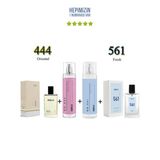 444 + 561 Kadın/Erkek Parfüm Edp 50 ml Oriental/Fresh + No: 444 + No: 561 Kadın/Erkek Body Mist Edt 210 ml Oriental/Fresh -Mnms444561bmset
