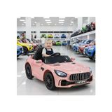 444 Gtr Sport 12V Uzaktan Kumandalı Akülü Araba - Pembe Lüks Çocuk Aracı