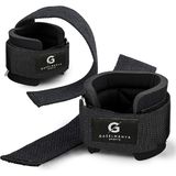 444 Marka Fitness Bilekliği Grip Pro Lifting Bileklikli Strap Ağırlık Bilekliği Bileklikli Ağırlık Kayışı Gym - Standart - Siyah