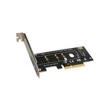 4446 Pci-E 3.0 X4 To Nvme M.2 M Key Ngff SSD Çevirici Dönüştürücü Kart Adaptör - 0 - Siyah