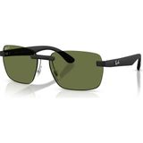 4470CH 601S/2 62-16-145 Ray-Ban Polarize Erkek Güneş Gözlüğü - Siyah