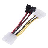 4475 Fan Çoklayıcı Kablosu Splitter 4 pin Switch 3 pin 3 Port