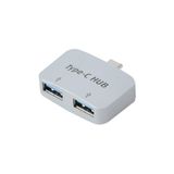4493 Type C To Usb 3.0 2 Port Hub 3.1 Çevirici Dönüştürücü Çoklayıcı Çoğaltıcı
