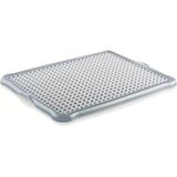 44X35 cm Plastik Bulaşık Süzgeci Mat Izgara Süzgeçli Süzmatik Tezgah Üstü Bulaşık Kurutmalık Büyük Boy Mutfak Süzgeci (Asorti Renk)