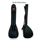 45-46 Tekne Uzun Sap Divan Bağlama Saz Kılıfı Taşıma Çantası Gigbag Softcase - Donizetti