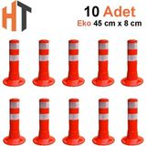 45 cm Eko, Trafik Delinatörü Seti - 10 Adet