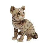 45 Cm Sevimli Peluş Oyuncak Kedi Kahverengi