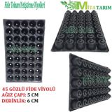 45 Gözlü Fide Viyol, 6 Adet Fidelik, Fide Tohum Yetiştirme Kabı (393852475)