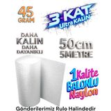 45 Gram 50 cm x 5 Metre Balonlu Naylon Patpat