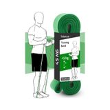 45 Kg Direnç Bandı Kas Geliştirme Lastiği Fitness Pilates Cross Training Bant Yeşil - Ultra Sert Yeşil