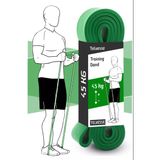 45 Kg Direnç Bandı Kas Geliştirme Lastiği Fitness Pilates Cross Training Bant Yeşil - Ultra Sert