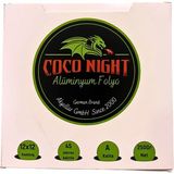 45 Mikron 500GR Kesilmiş Hazır Alüminyum Nargile Folyosu Nargile Kömürü