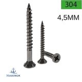 4,5 Mm Paslanmaz Sunta Ağaç Vidası Çeşitleri A2 Aısı 304 Kalite - 50 Adet 4.5 x 50 MM