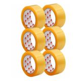 45 mm x 100 Metre Hotmelt Koli Bandı (1. KALİTE) Şeffaf Renkli, Güçlü Yapışkan, Kağıda Kartona Yapışır (6)