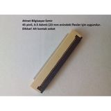 45 Pin 0.5 Adımlı Flex Soketi Flex Ffc Konnektörü 45-0.5-Alt
