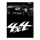 45 X 22 Cm Beyaz Renk, 4x4 Off Road Oto Sticker