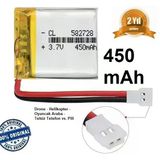 450 Mah 3.7V Drone Helikopter Oyuncak Araba Telsiz Telefon Pili Jst Mx2.0 Sınekbıt12042
