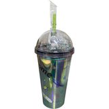 450 ml Ledli Pipetli Bardak 4053 - 1 Adet - Renkli