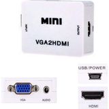 4554 VGA To HDMI Dönüştürücü Adaptör - Çok Renkli