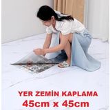 45Cm X 45Cm 1 Adet Yapışkanlı Parke Floor Pvc Panel Yer Zemin Kaplama Paneli Arkası Kauçuklu 15P