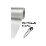 45cm X 5 Metre Şeffaf Kaydırmaz Raf Dolap Ve Çekmece Örtüsü Ve Maket Bıçağı Hediye