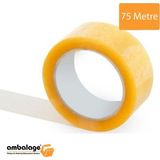 45MM x 75MT Akrilik Şeffaf Koli Bandı Süper Kalite Koli Bantı