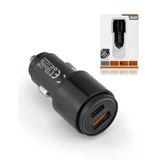 45W Pd Usb Oto Şarj Kafa Hızlı Şarj Çakmaklık Adaptörü, Usb-C Usb-A Çıkışlı, Iphone Android Uyumlu