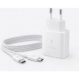 45W Süper Hızlı Şarj Adaptörü Usb-C Pd 3.0 Pps Fast Charger + 5A Type-C To Type-C Kablo - Siyah