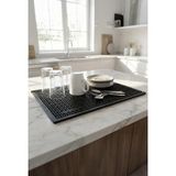 45X27 cm Kauçuk Bar Mat, Bulaşık Kurutma Matı, Tencere Altlığı, Cam Kenarı Saksı Altlığı
