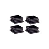 45x45 mm Plastik Kare Içe Geçme Profil Tapası (Kutu) (4 Adet)