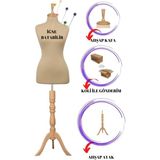 46 Beden Yatay ve Dikey İğne Batabilen Süngerli Terzi Prova Mankeni Po-01