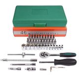 46 Parça Lokma Takımı Otomatik Cırcırlı 1/4" Wrench Set Anahtar t