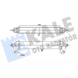 46849068 Turbo Radyatörü (Intercooler) Doblo 01-10 1.3 Jtd-1.9 Jtd