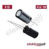 47uF 10V Elektrolitik Kondansatör