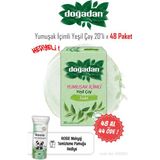 48 Al 44 Öde Doğadan Yeşil Çay Yumuşak Içim 20'li ve Rosie Pamuk - Bitki Çayı