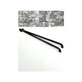 48 cm El Yapımı Kömür, Köz, Soba ve Izgara Maşası - Çok Renkli - 10 cm