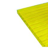 48 levha polikarbonat seralar için, çift duvarlı, sera ve dış çardak örtüsü için (renk 4, 50 x 50 cm, 4 mm)