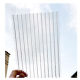 48 levhalar seralar için polikarbonat panel, çift duvarlı, sera ve dış çardaklar için (renk 5, 50 x 50 cm - 6 mm)